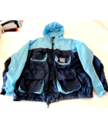 UNC UNIVERSITY OF NORTH CAROLINA TAR HEELS LINED WINDBREAKER W/ HOOD MEN... - $589.17 MXN