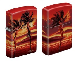 Sexy Rick Rietveld-Beach Scene-Sunset Lighter, 540 Process Zippo Lighter - £37.37 GBP