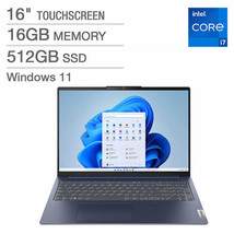 Lenovo IdeaPad Slim 5i 16&quot; Touchscreen Laptop - 13th Gen Intel Core i7-1355U - W - £664.46 GBP