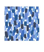 Waverly Inspirations Cotton 18&quot; x 21&quot; Dabbles Blue Lapis Color Fat Quarter - $3.95