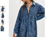 free people Lucille Corduroy Mini Dresssize large -$168 - $130.47