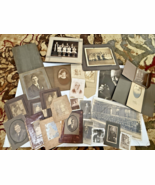 Huge Lot Antique Photographs Portraits 1900&#39;s -1920&#39;s Some Cardboard and... - €73,15 EUR
