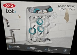 OXO Tot NEW Baby Bottles &amp; Lids Space Saving Kitchen Drying Rack No Tray... - $281.20 MXN
