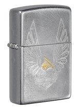 Zippo Lighter 29159 - Harley Davidson Motor Cycles Genuine 1903 Emblem Chrome - £26.65 GBP