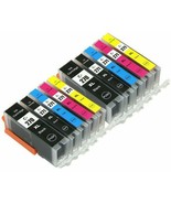 10 Pack Printer Ink Cartridge with chip for Canon Pixma 270 271 PGI-270X... - £23.46 GBP