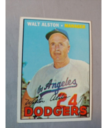 Walt Alston LA Dodgers Topps 1967 Manager #294 Baseball Card - £3.87 GBP