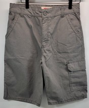 Boys Levi&#39;s Gray Cargo Shorts - Size 16 Reg W28 - £11.60 GBP