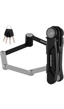 BIGLUFU Bike Lock Bicycle Scooter Motorcycle Folding Locks with 4Keys - $11.69