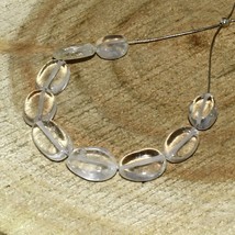 Perles ovales lisses en cristal quartz briolette pierres précieuses... - £5.06 GBP