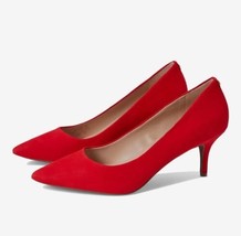 Cole Haan The Go-To Park Red Suede Pump Shoes Size 11 Us New Ship Free - £140.96 GBP