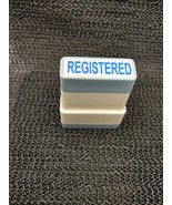REGISTERED Office Stamp Blue Ink - $10.85 CAD