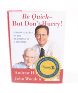 Signed By Andrew Hill CBS Be Quick But Don&#39;t Hurry Hardcover Book With D... - $14.41