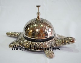 Vintage Lightweight Cast Iron Table Bell Turtle Table Bell...-
show original ... - £34.12 GBP