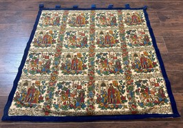 Vintage European Tapestry 4x4, Medievel Design - £602.02 GBP