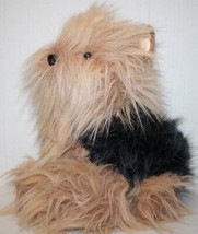 Yorkshire Terrier Carousel Guy Farrah Yorkie Dog 14&quot; Furry Plush Soft To... - £34.88 GBP