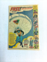 1967 Color Ad Ideal Captain Action Super Hero Parachute - $8.99