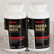 2 Pack GNC Mega Men Essentials One Daily Multi Vitamin Muscle 60 Ct Ea E... - $24.74