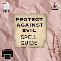 Protect Against Evil Spell - How To Guide - Diy - Téléchargement - Pdf Niam3 - £12.44 GBP