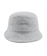 Levi&#39;s Men&#39;s Tonal Terry Cloth 2.5 Brim Bucket Hat, GREY, S/M - £13.44 GBP