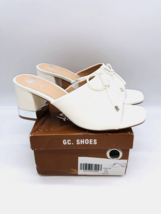 GC Shoes Adison Heeled Open Toe Sandals - White, US 7.5M - £17.11 GBP