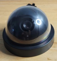Dummy Surveillance Camera Fake Security Camera Flashing Red LED Dome Style - £7.99 GBP