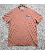 Smartwool Shirt Mens Large Orange Short Sleeve Pullover Bear Country Woo... - $29.95