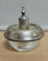 Vintage Frank M. Whiting Signed Sterling Silver &amp; Glass Table Lighter - £39.78 GBP