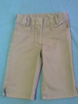 Size 4 Austin capri pants uniform  khaki long shorts Girls - $12.29