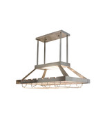 Elegant Designs 2 Light LED Overhead Wine Rack, Brushed Nickel - $443.88