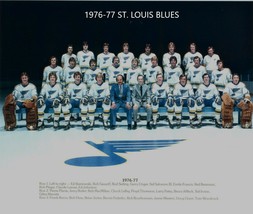 1976-77 ST. LOUIS BLUES TEAM 8X10 PHOTO HOCKEY PICTURE NHL - £3.88 GBP