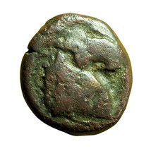 Ancient Greek Coin Carthage Zeugitania AE15mm Tanit / Horse Head 04009 - £23.73 GBP