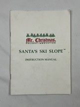 Santa&#39;s Ski Slope Mr. Christmas  Replacement Piece Instruction Manual 19... - $10.39