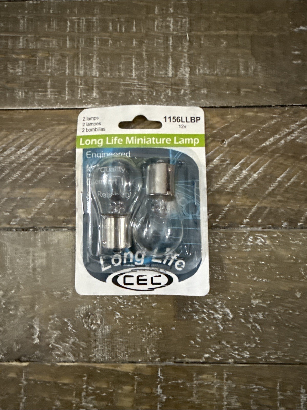 CEC Long Life Miniature Lamp 1156LLBP - $18.69