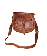 Great Seal of The State of Oklahoma 1907 Leather Crossbody Saddle Bag LG... - $33.25