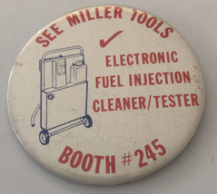 Miller Tools Electronic Fuel Injection Cleaner / Tester Promotional Pin ... - £2.76 GBP