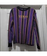 VTG GUESS Los Angeles Long Sleeve Shirt Purple Black Striped Tag Sz S / ... - €21,30 EUR VTG GUESS Los Angeles Long Sleeve Shirt Purple Black Striped Tag Sz S / ... - €21,30 EUR