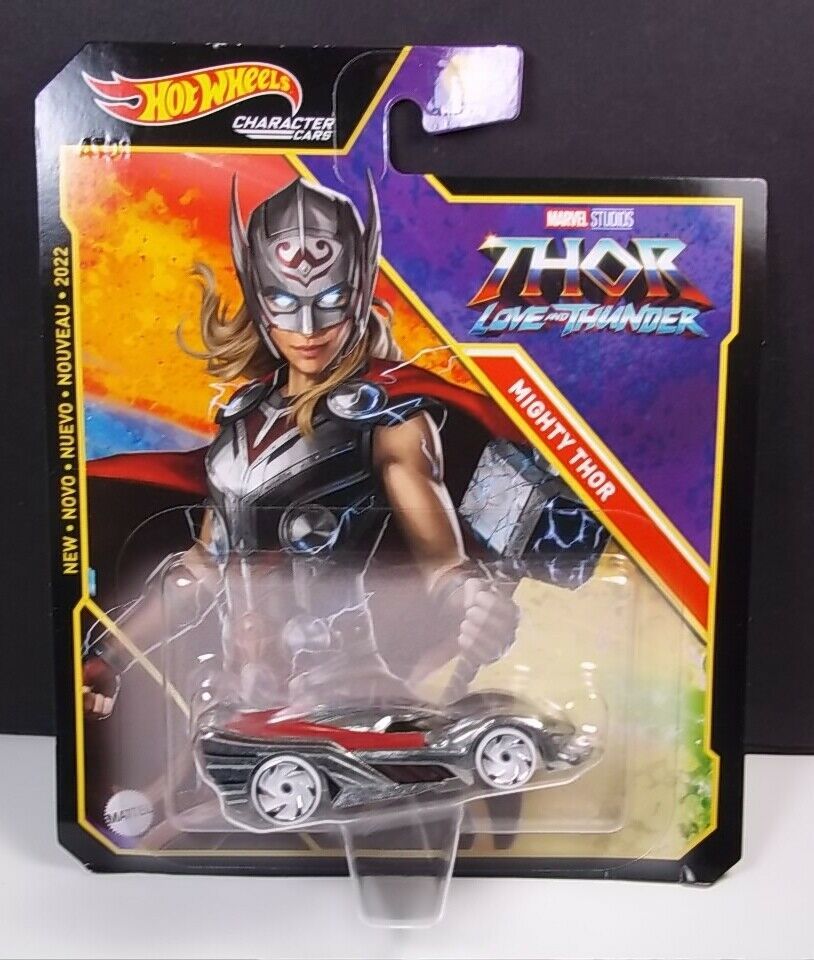 Primary image for Hot Wheels Marvel Love and Thunder Mighty THOR diecast NEW 2022