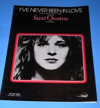 Suzi Quatro Sheet Music Vintage 1977 I&#39;ve Never Been In Love - £19.60 GBP