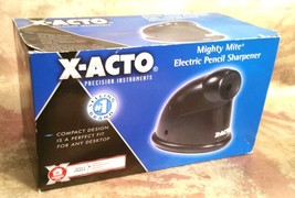 X-ACTO Electric Pencil Sharpener MIGHTY MITE Black W19505 Compact Desktop Exacto - £15.96 GBP
