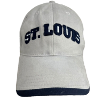 St Louis Baseball Hat Cap Felt Letters Adjustable Gray Missouri - $22.49