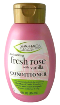 SPA HAUS Fresh Rose &amp; Vanilla Conditioner Naturally Fresh Moisturizing 14 oz - £6.23 GBP