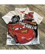 Lightning McQueen Boys Shirt Size 3T Collared Button Disney Pixar Cars - $34.29 CAD