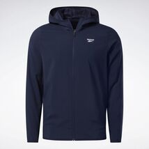 Reebok Jacket Vector Navy Size Large Training Essentials Mens Woven Ligh... - €25,77 EUR