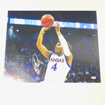 Devonte&#39; Graham Signed 16x20 Photo PSA/DNA Kansas Jayhawks Autographed - £119.61 GBP