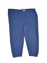 Vintage Wright &amp; Ditson Sweatpants Mens L Navy Cropped Warm Up Tennis 70s - £10.91 GBP