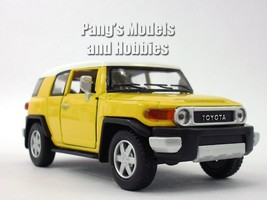 5 Inch Toyota FJ Cruiser 1/36 Scale Diecast Metal Model - YELLOW - £12.63 GBP