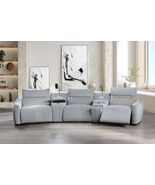 Fullar Modular Power Motion Sectional Sofa: Console, Charge, Audio, Light - $3,567.99