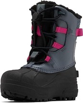 Columbia Bugaboot Celsius Snow Boots Youth Girls 5 Gray Pink NEW - $44.42