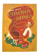 Treasure Chest of Cowboy Songs Music Songbook By Treasure Chest Pub. (1935) Vtg. - £11.67 GBP