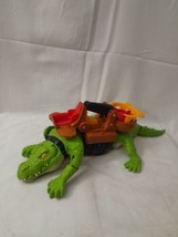 2016 Fisher Price Imaginext Pirate Walking Alligator Crocodile Toy Vehicle  - £7.38 GBP